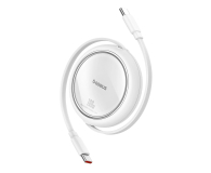 Baseus Kabel wysuwany Free2Draw Mini USB-C - USB-C 100W 1m - biały - 1502166 - zdjęcie 1